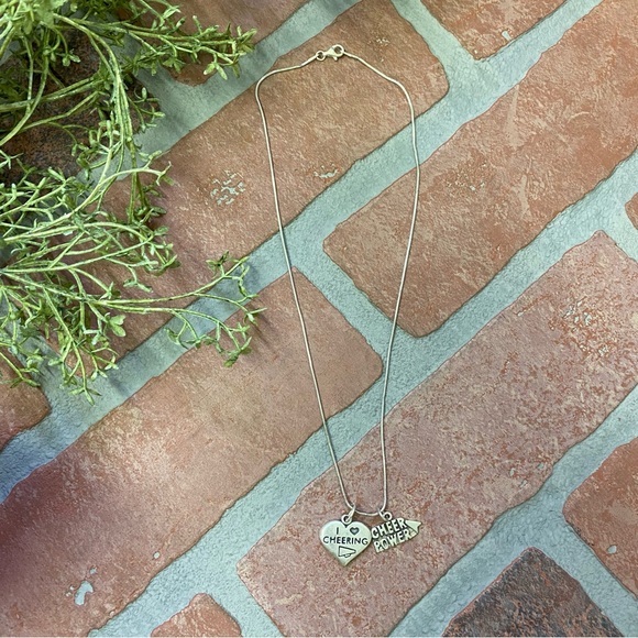 Sterling Silver 925 CHEERLEADING Pendants on 16” Chain. - Picture 3 of 10